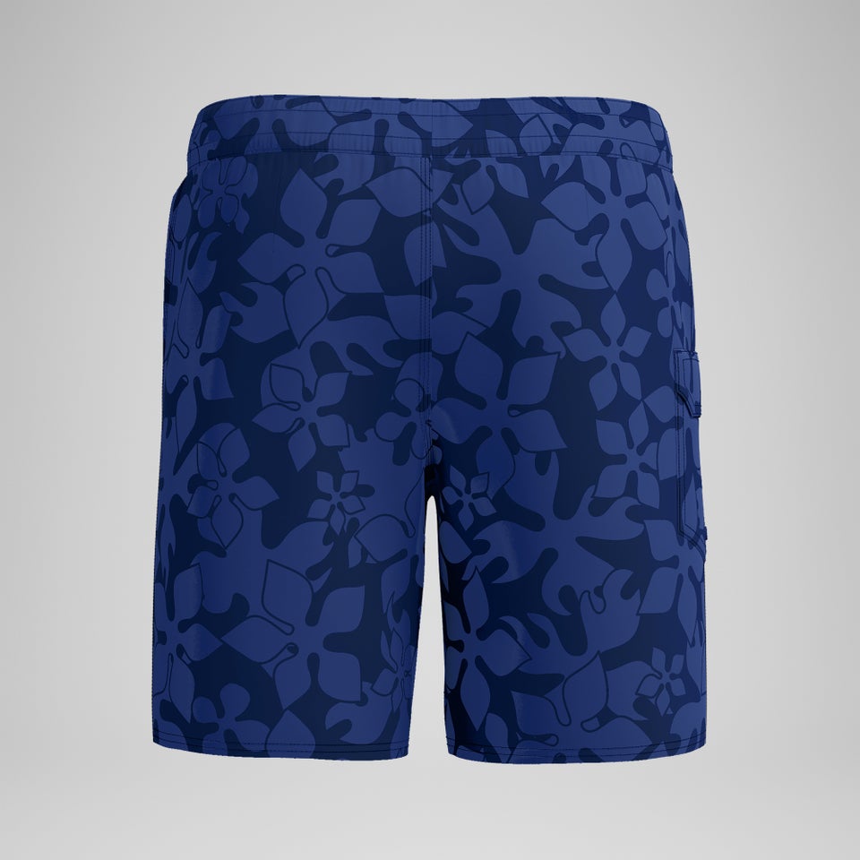 Men's Print Boardshort 18" Blue/Navy