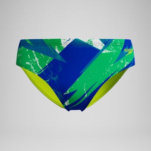 Boy's Bolted Brief Green/Blue - 32
