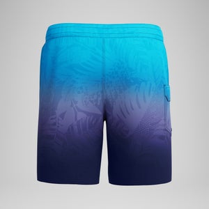 Men's Print Speedo Flex Boardshort 18" Blue
