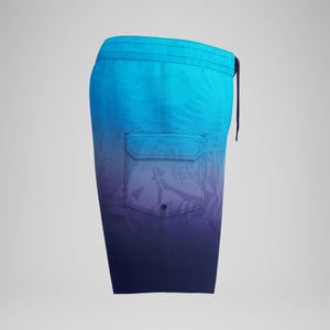 Men's Print Speedo Flex Boardshort 18" Blue