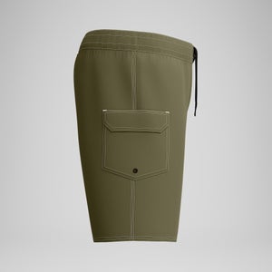 Combinaison modèle court couleur unie 18 po pour hommes, vert