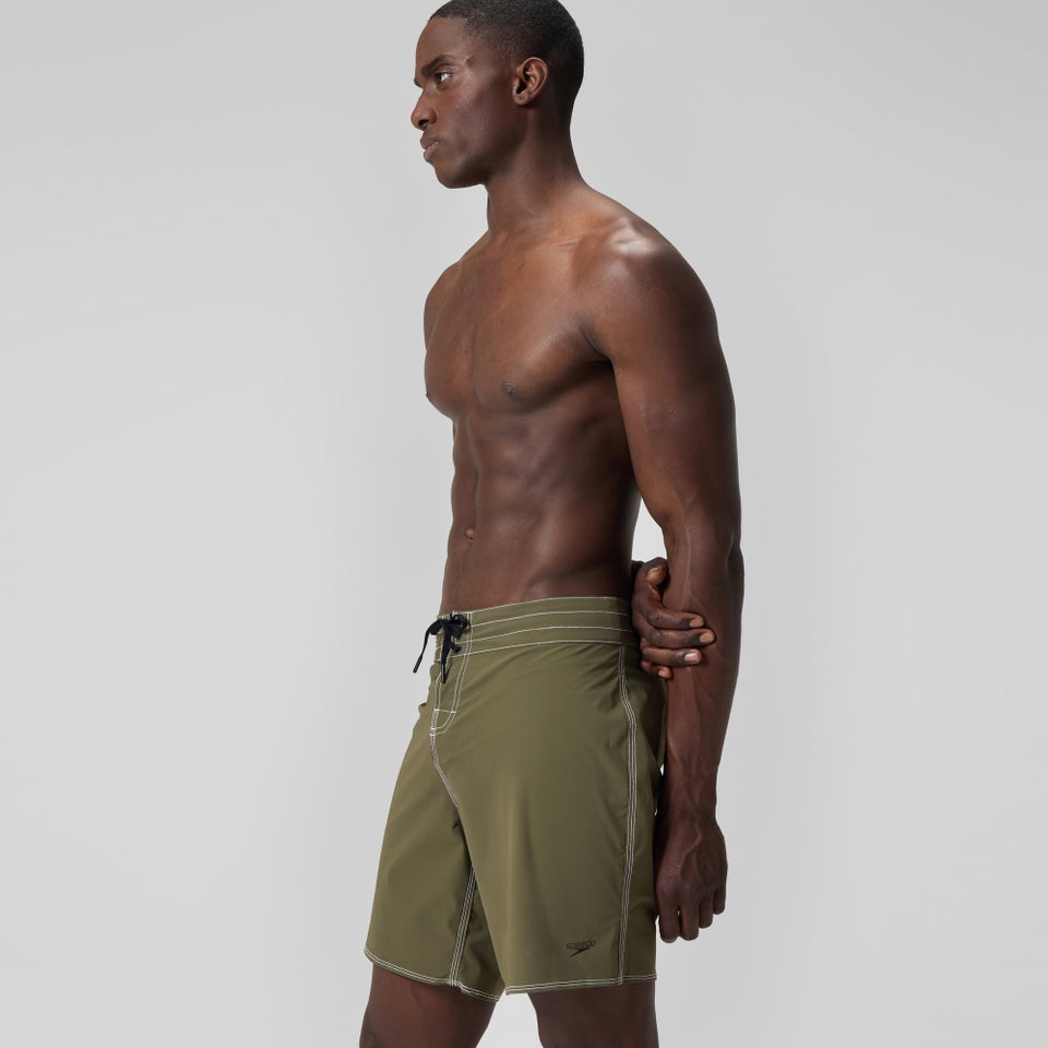 Combinaison modèle court couleur unie 18 po pour hommes, vert