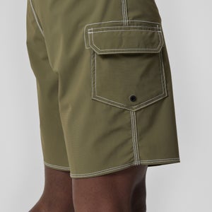 Combinaison modèle court couleur unie 18 po pour hommes, vert