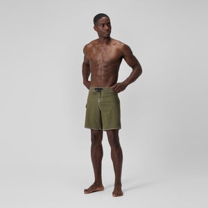 Combinaison modèle court couleur unie 18 po pour hommes, vert