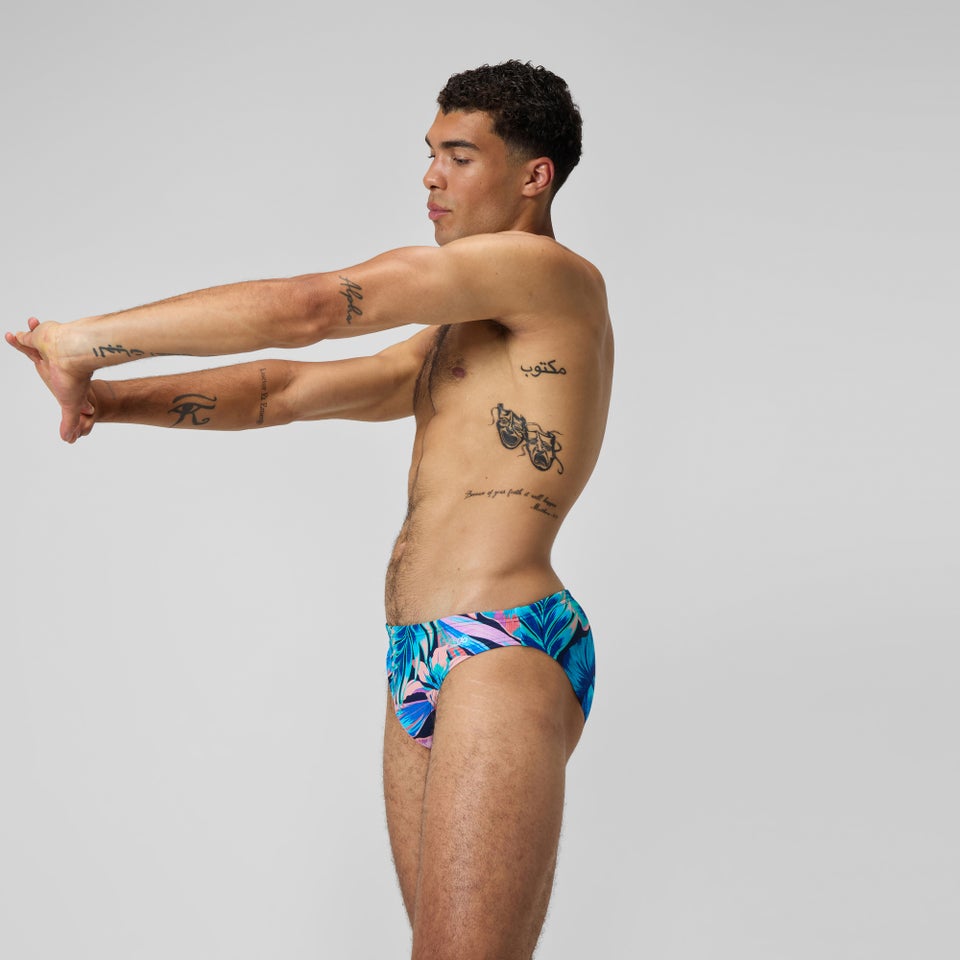 Men's Beachstar 2" Brief Blue/Pink