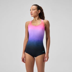 Women's Ombre Ultraback One Piece Pink/Black - 12
