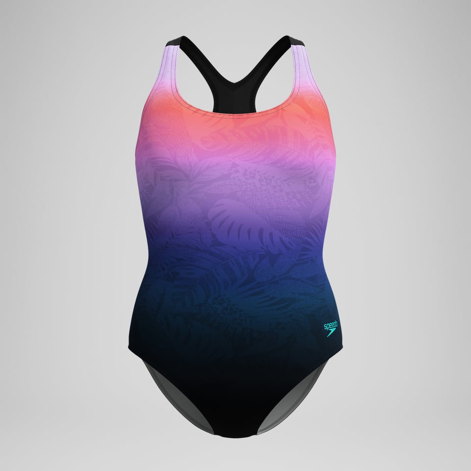 Women's Ombre Ultraback One Piece Pink/Black