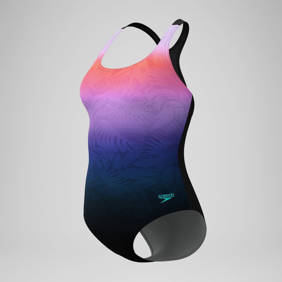 Women's Ombre Ultraback One Piece Pink/Black