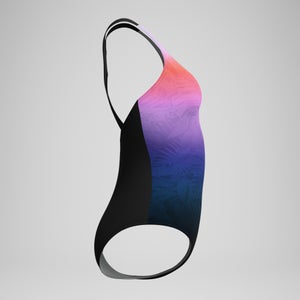 SPEEDO TEXTURE OMBRE ULTRBCK 1 PC ORANGE