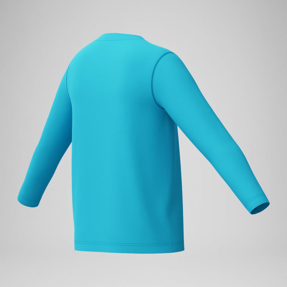 Boy's Graphic Long Sleeve Rashguard Blue