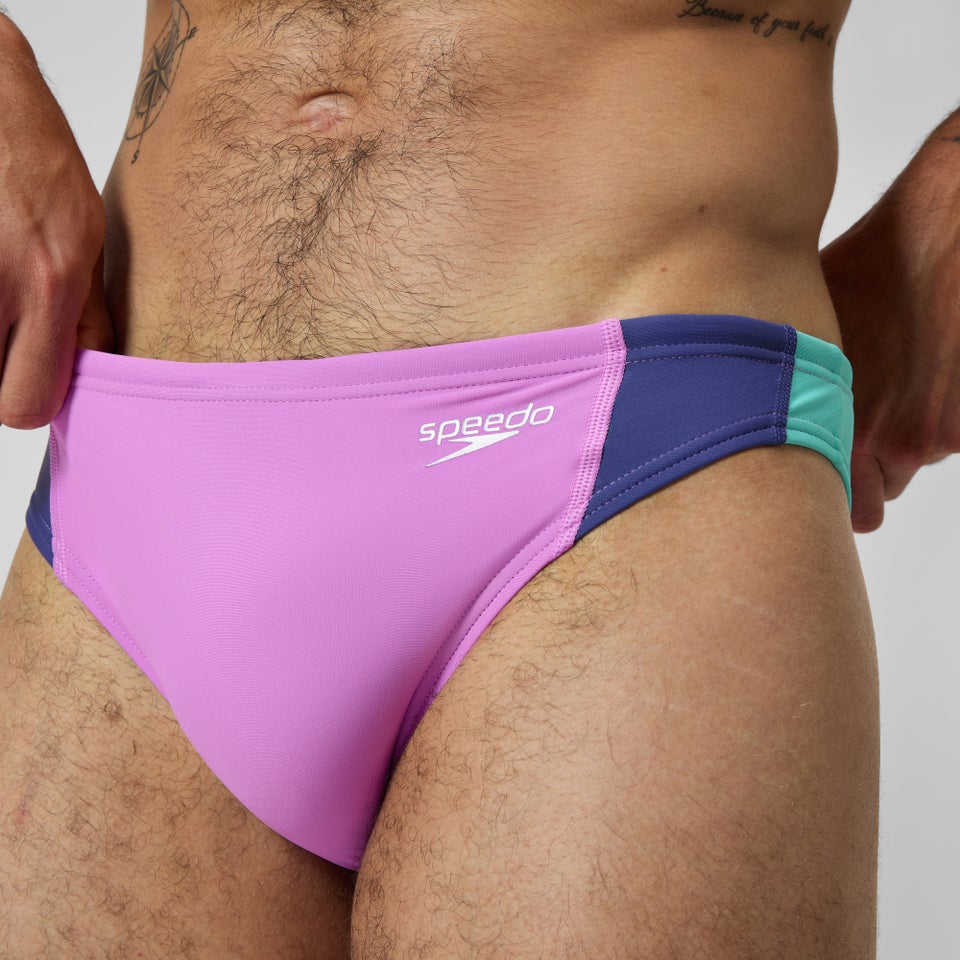 Men's Colorblock Solar Brief Pink/Blue