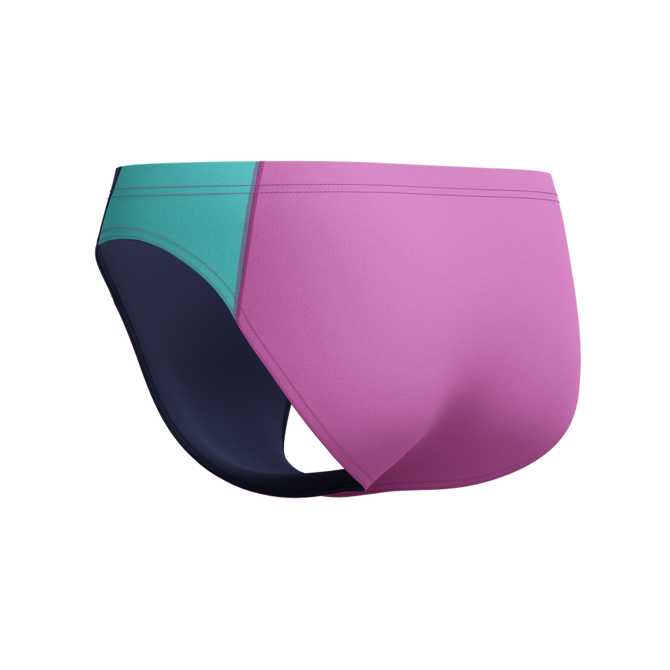 Men's Colorblock Solar Brief Pink/Blue