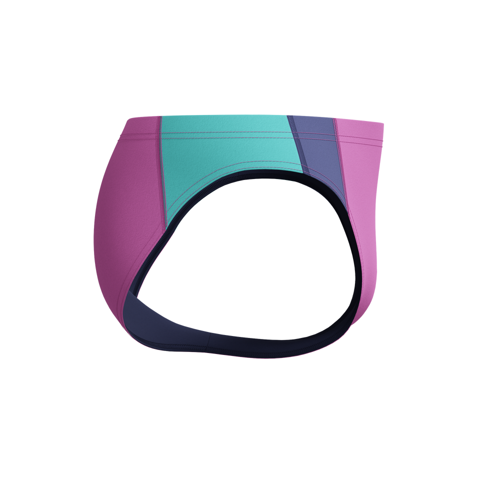 Men's Colorblock Solar Brief Pink/Blue