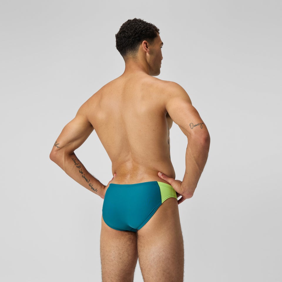 Men's Colorblock Solar Brief Blue/Yellow