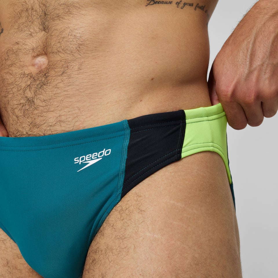 Men's Colorblock Solar Brief Blue/Yellow