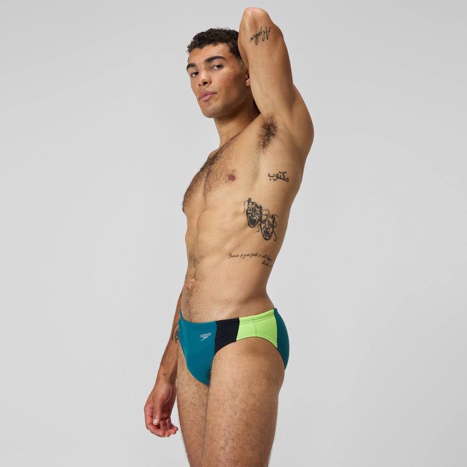 Men's Colorblock Solar Brief Blue/Yellow