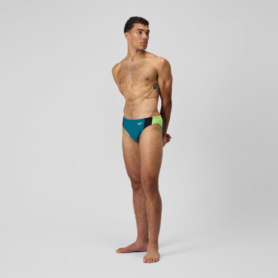 Men's Colorblock Solar Brief Blue/Yellow