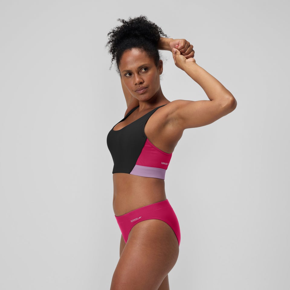 Women's Colorblock Bikini Top Pink