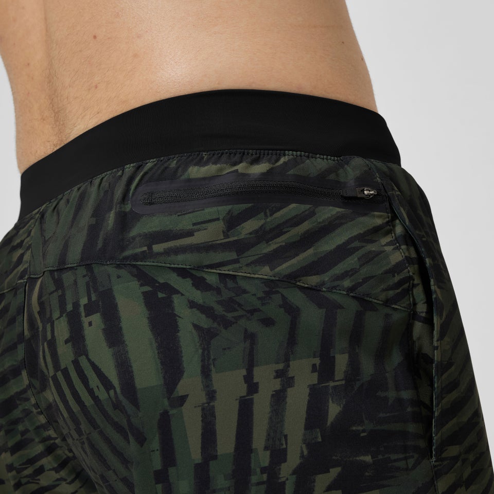 Lookout Bedruckte Badeshorts 40 cm Grün für Herren