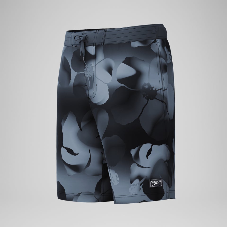 Men's Print Bondi Boardshort 20" Black/Gray