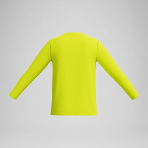 Maillot dermoprotecteur manches longues à motif graphique pour garçons, jaune