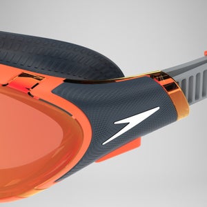 Lunettes de bain Adulte Biofuse 2.0 Miroir orange/gris