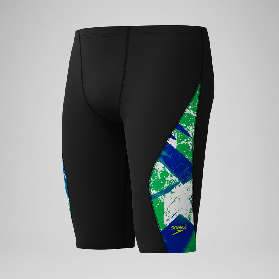 Boys Bolted Splice Jammer Black/Green