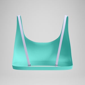 FLU3NTE Convertible-Bikinioberteil in Colourblock-Optik Schwarz für Damen