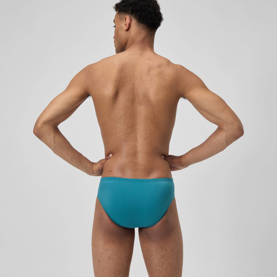 Men's Solid One Brief Blue