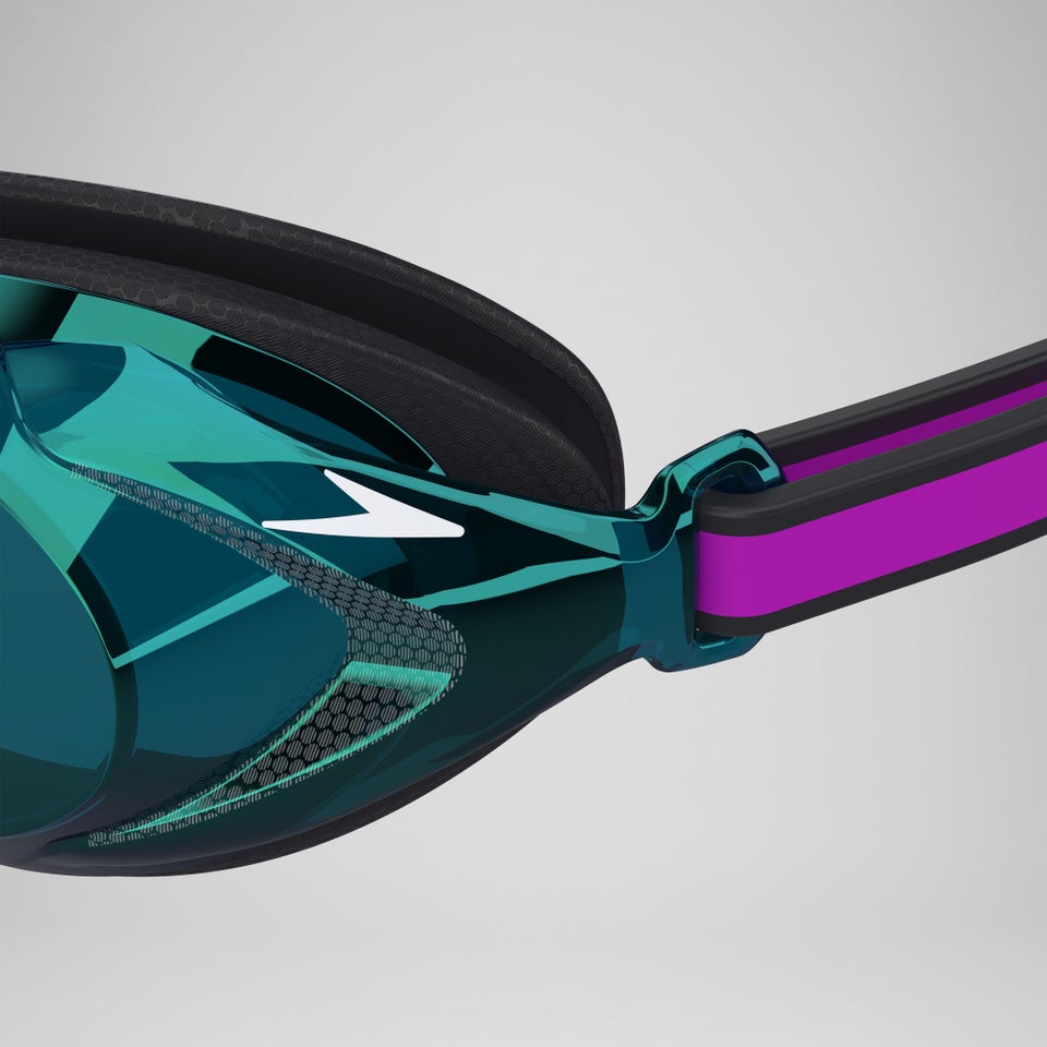 Lunettes de natation Junior Miroir Vanquisher 3.0 Violet/Émeraude