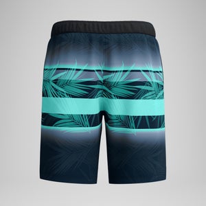 Men's Print Bondi Boardshort 20" Black/Blue