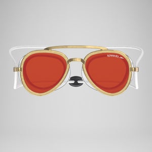 Lunettes réfléchissantes Sunny G Mariner pour adultes en rouge/or