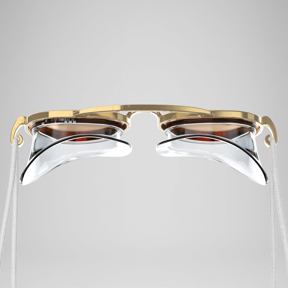 Adult Sunny G Mariner Mirror Goggles Red/Gold