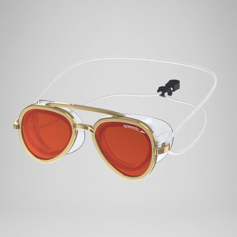 Adult Sunny G Mariner Mirror Goggles Red/Gold
