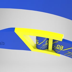 Lunettes de natation Adulte Fastskin Hyper Elite Miroir bleu/jaune