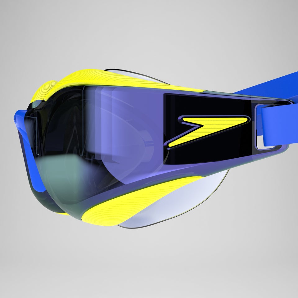 Adult Fastskin Hyper Elite Mirror Goggles Blue/Yellow