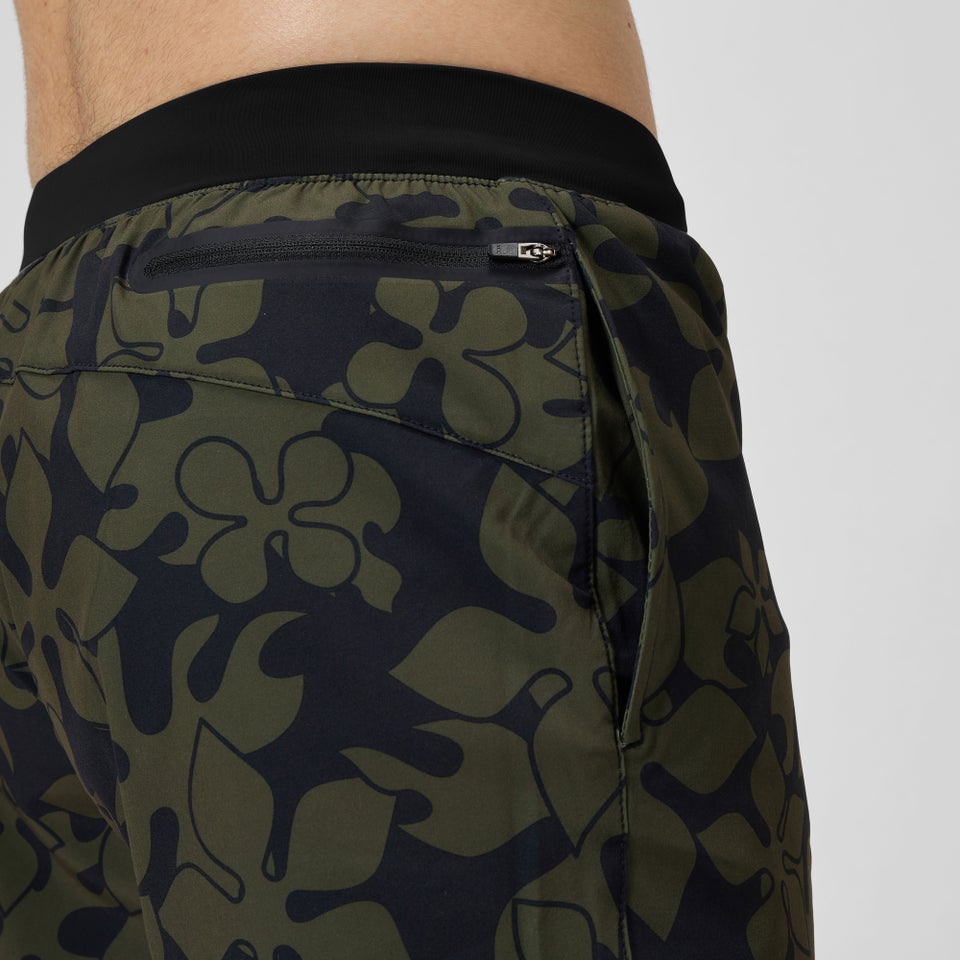 Men's Lookout Printed 16'' Swim Shorts Dark Green