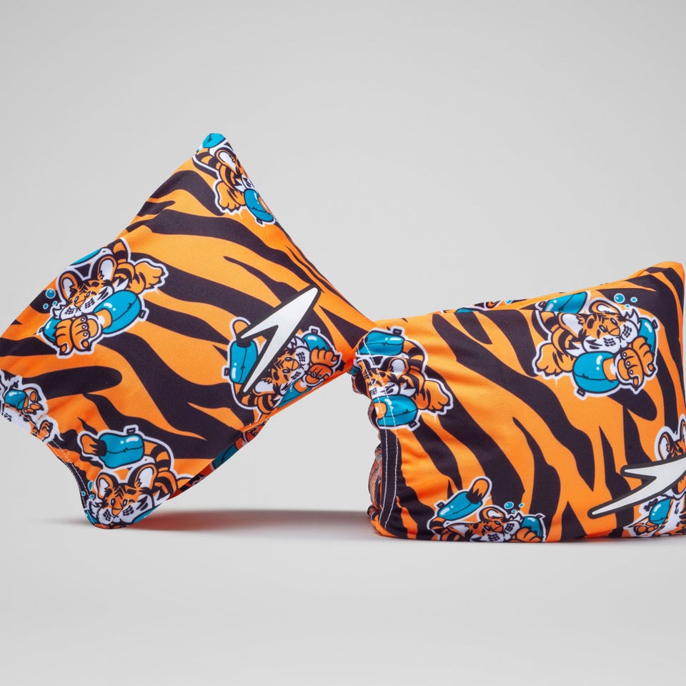 Junior Fabric Arm Band Black/Orange