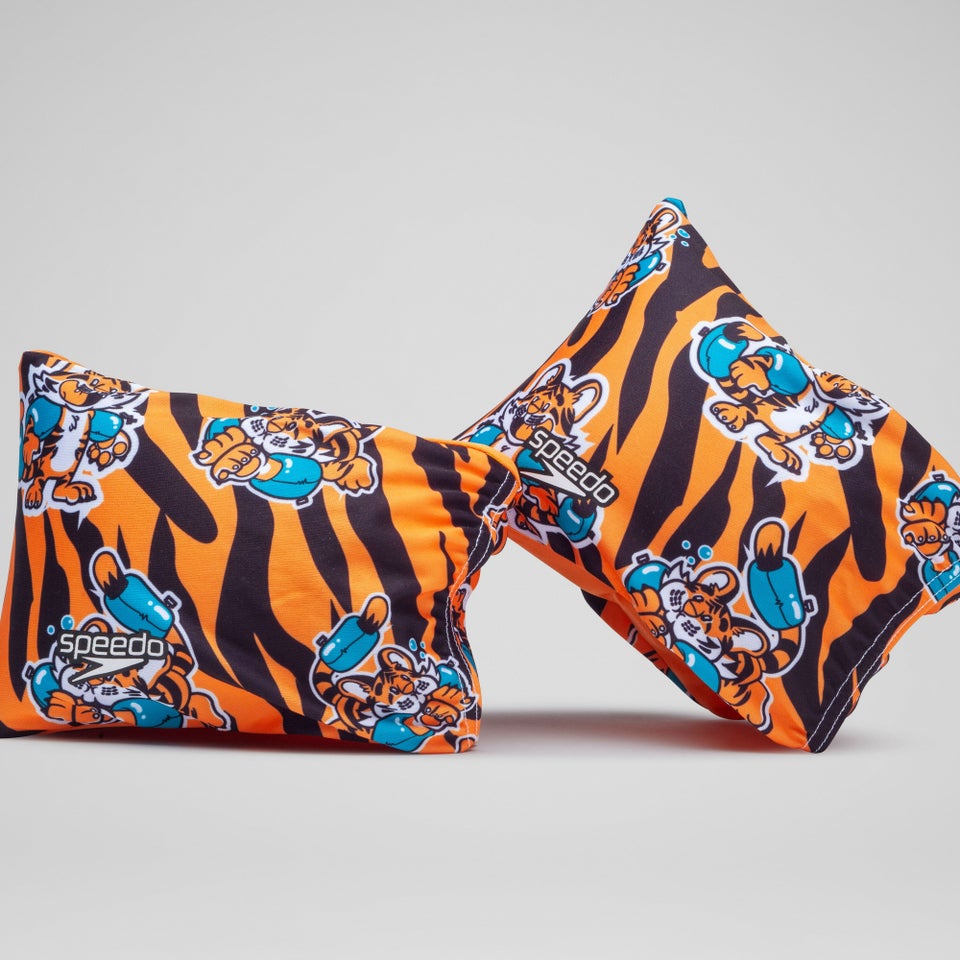 Junior Fabric Arm Band Black/Orange