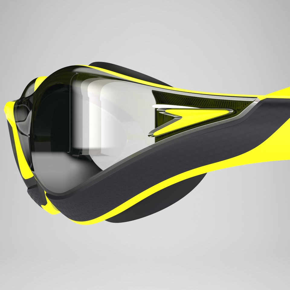 Adult Fastskin Pure Focus Mirror Goggles Yellow/Smoke