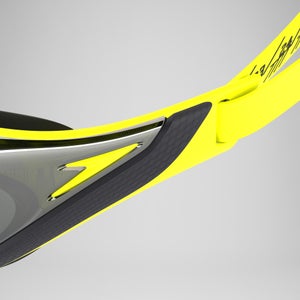 Adult Fastskin Pure Focus Mirror Goggles Yellow/Smoke