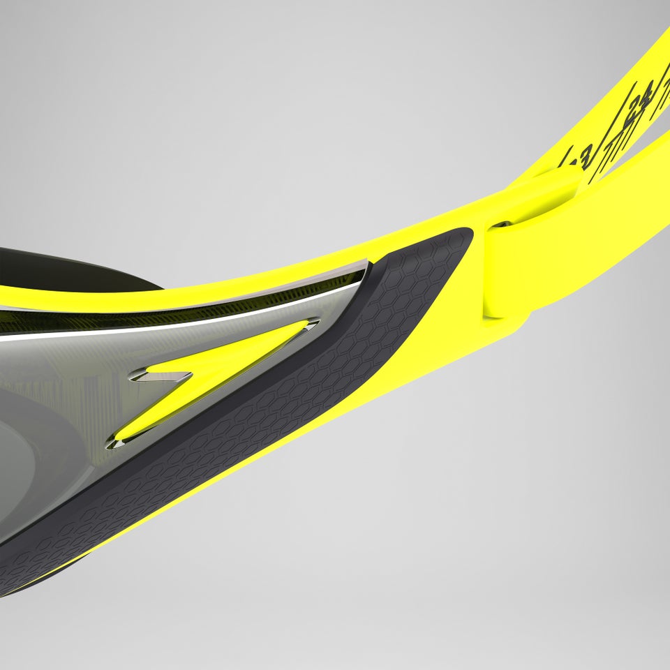 Adult Fastskin Pure Focus Mirror Goggles Yellow/Smoke