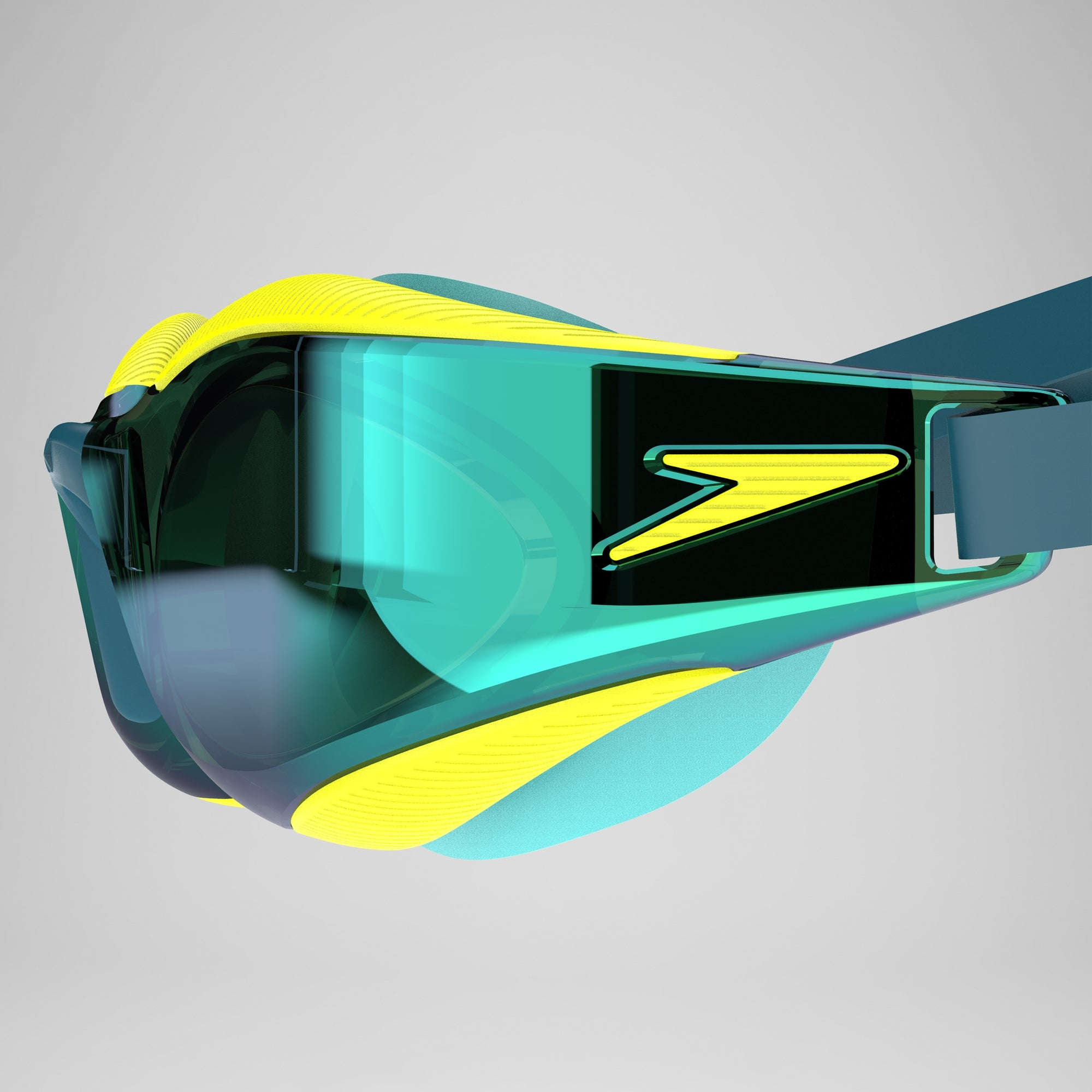 Adult Fastskin Hyper Elite Mirror Goggles Green/Yellow