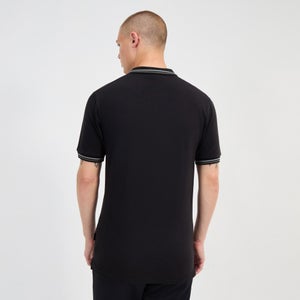 Poloshirt Rooks für Herren Schwarz/Grau/Weiß