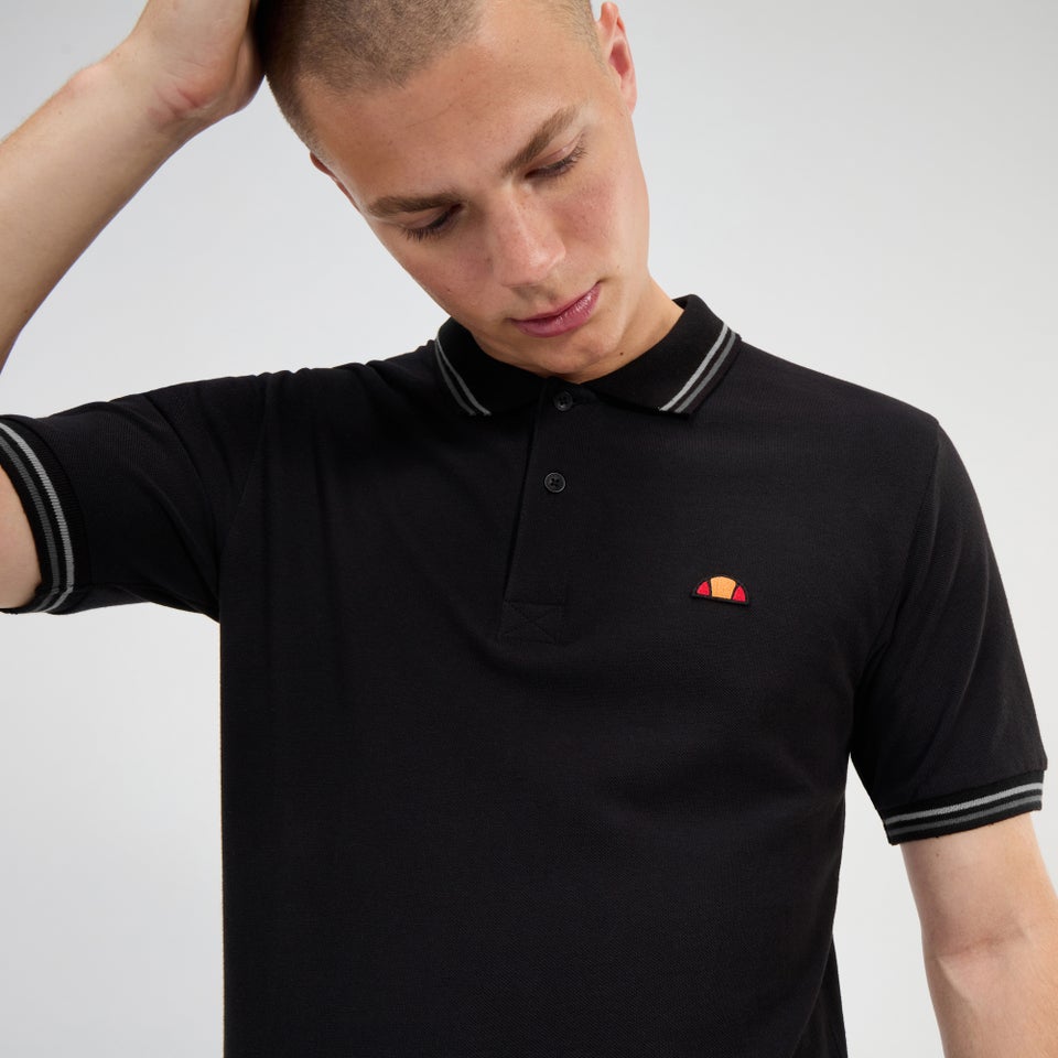 Men's Rooks Polo Black/Grey/White