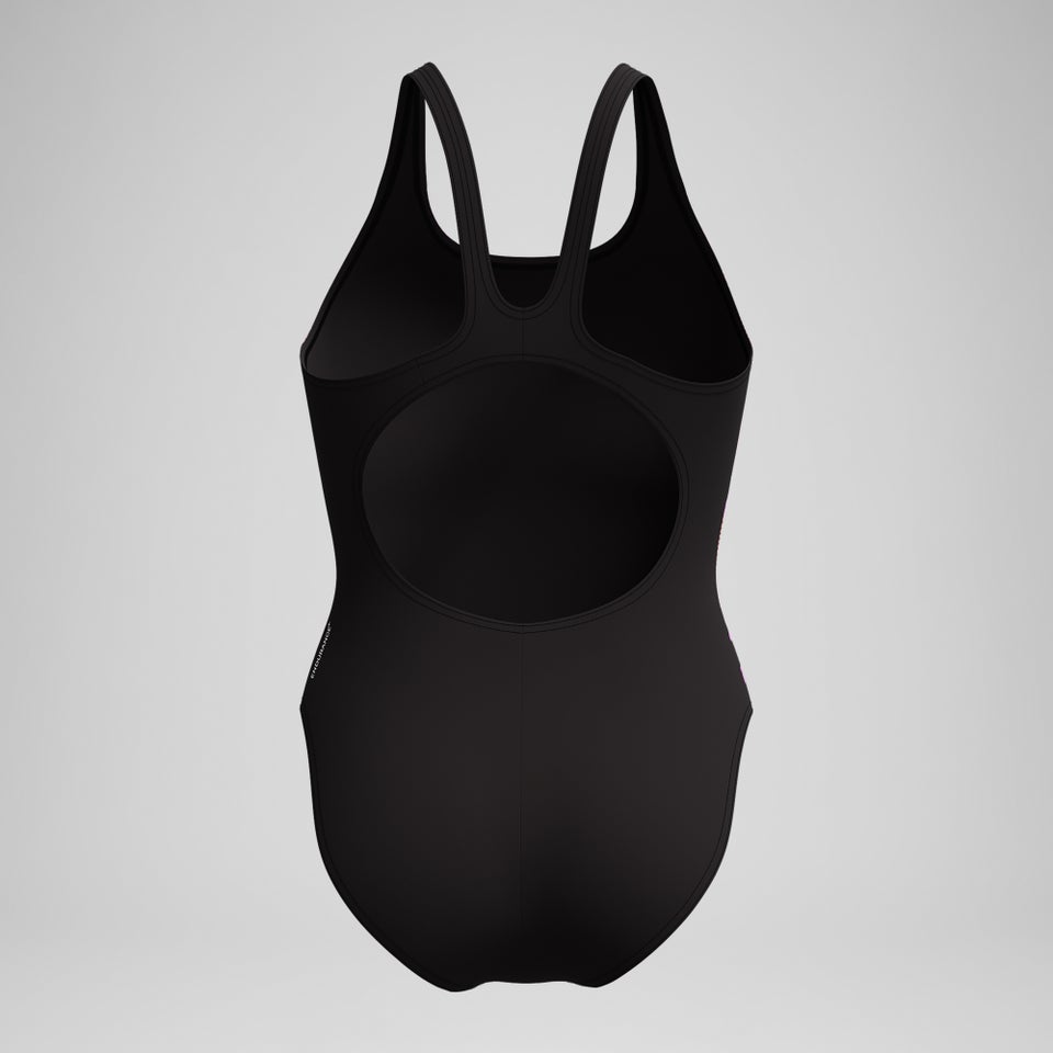 Women's HyberBoom Placement Swimsuit Black/Coral