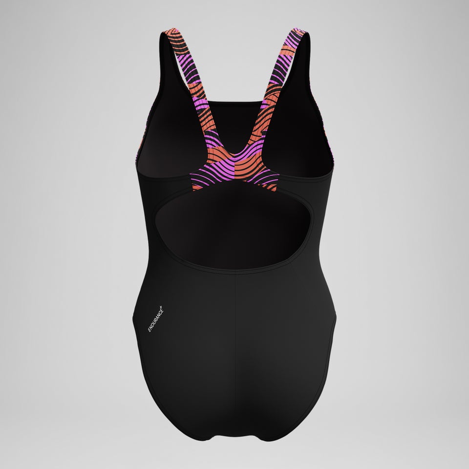 Women's HyperBoom Splice Muscleback One Piece Black/Pink