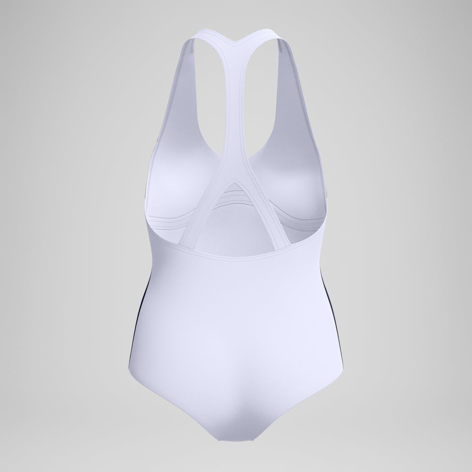 Women's Jetstream Colorblock Boyleg One Piece White