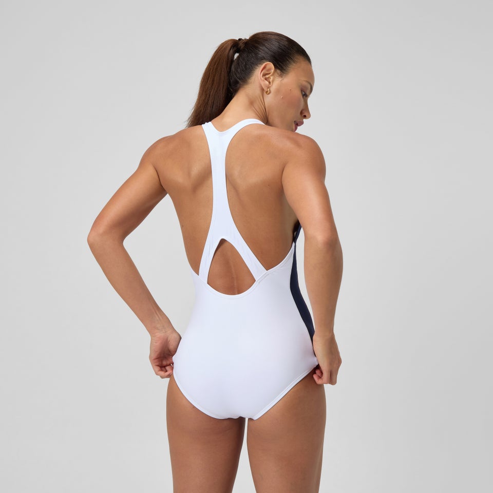 Women's Jetstream Colorblock Boyleg One Piece White