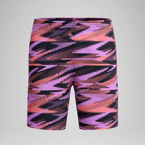 Men's Xpress Lite 18'' Allover Swim Shorts Black/Pink